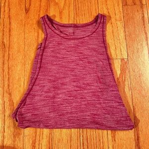 maroon lululemon tank top